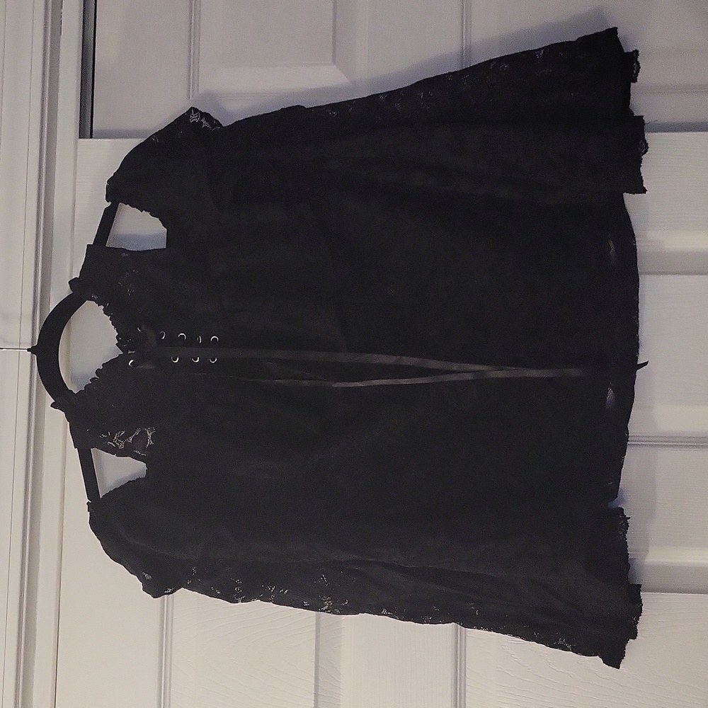 Killstar Lace Ruffle Top